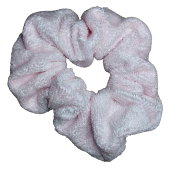 Towelling Scrunchie - Pink